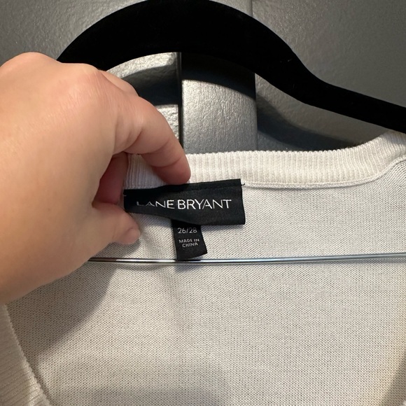 ▪️Lane Bryant holiday bejeweled shoulder cardigan size 26/28 - Picture 4 of 7